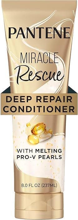 Pantene Miracle Rescue Deep Conditioner with Melting Pro-V Pearls - For Dry, Damaged, or Color-Tr... | Amazon (US)
