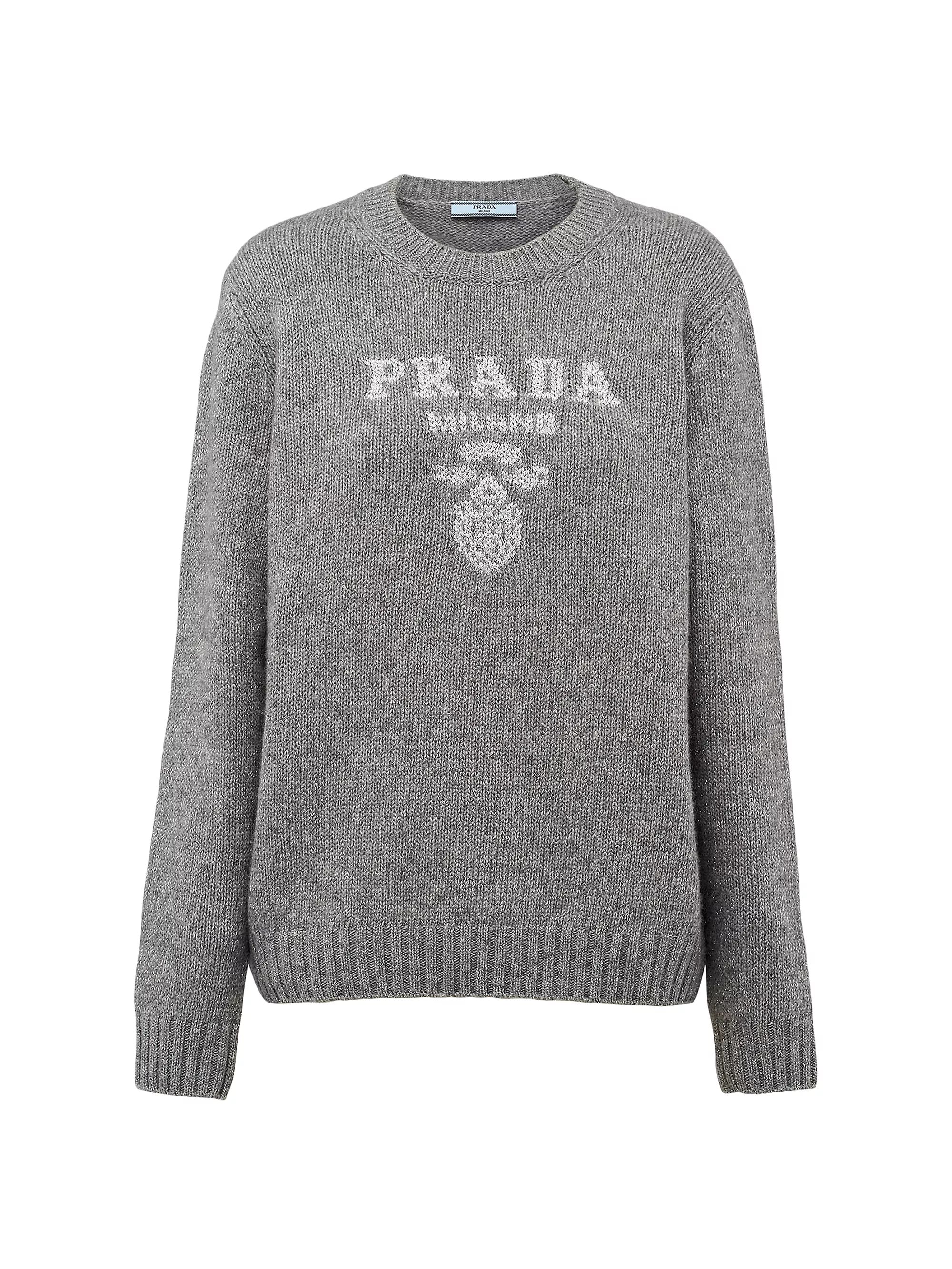 Wool Cashmere and Lamé Crew-Neck Sweater | Saks Fifth Avenue