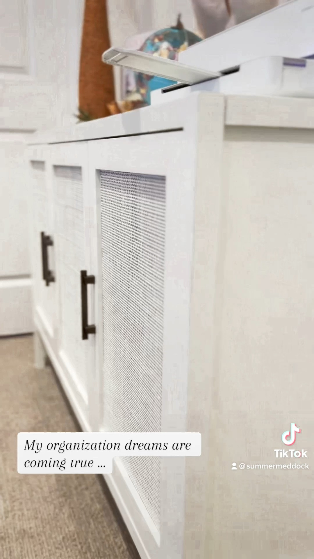 SALE ALERT! 💗 If you hate clutter, you need this cabinet from Target! I can’t get over how much it holds and how cute it looks in our room, acting as a homeschool cabinet. Design and Function! #organization #target #targetfinds #whitecabinet #homeschool #bedroomfurniture #officefurniture 

#LTKhome #LTKsalealert #LTKstyletip