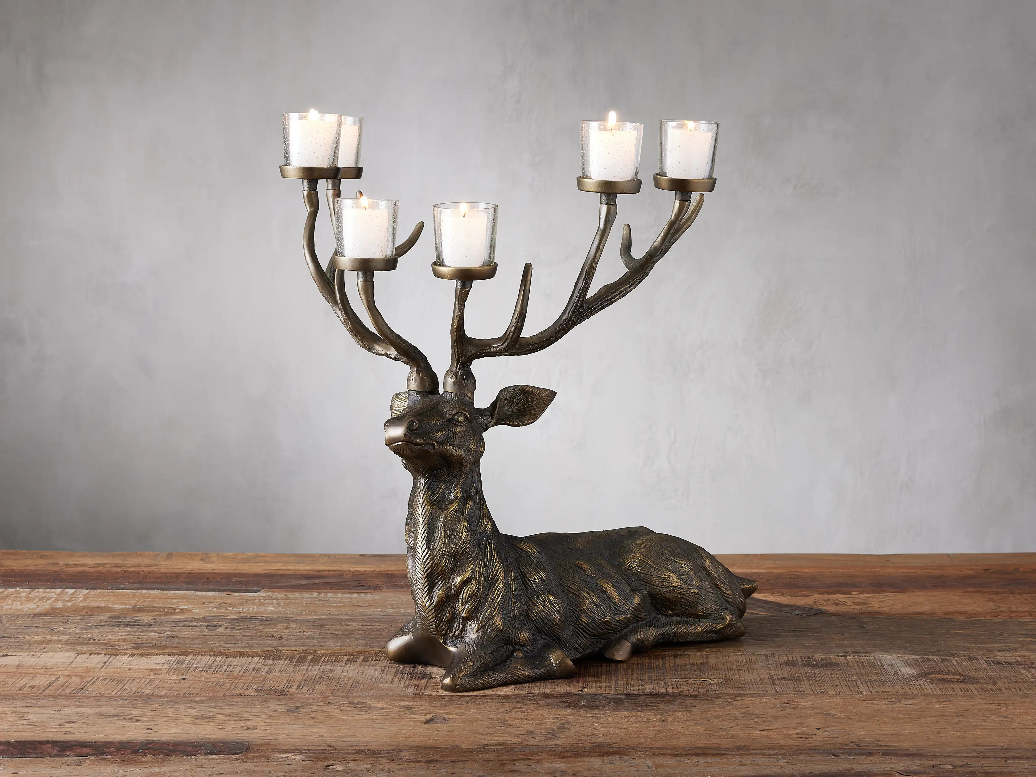 Stag Multiple Votive Holder | Arhaus