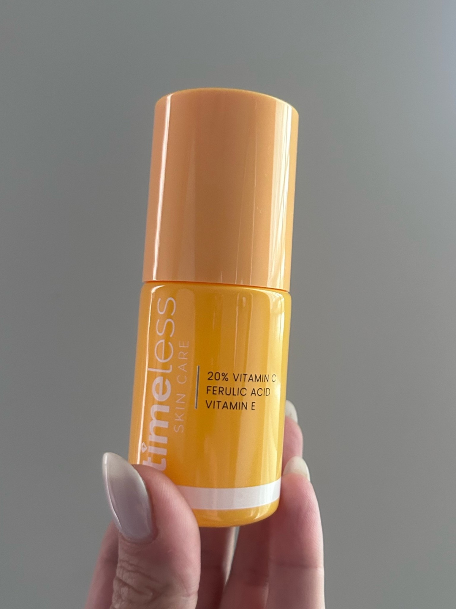 Vitamin C , Vitamin E, &
Ferulic Acid. I’ve only been using this for about a week but I’m loving it on my aging skin. No irritation and it feels so good on my skin.

#LTKselfcare #LTKmorningroutine