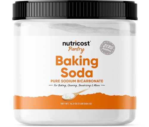 Nutricost Pantry Baking Soda (1 LB) - For Baking, Cleaning, Deodorizing, and More | Amazon (US)