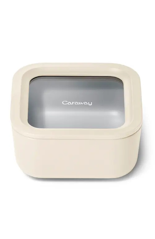 CARAWAY 4.4-Cup Glass Food Storage Container in Cream at Nordstrom | Nordstrom