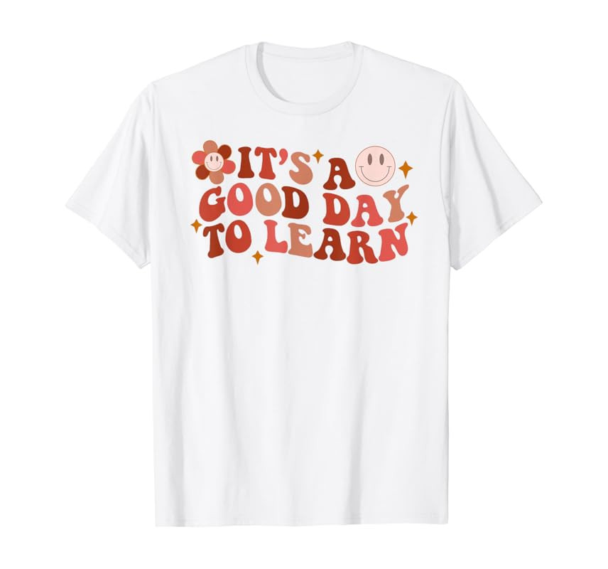 Inspirational Teacher It's a Good Day to Learn Teacher Day T-Shirt | Amazon (US)