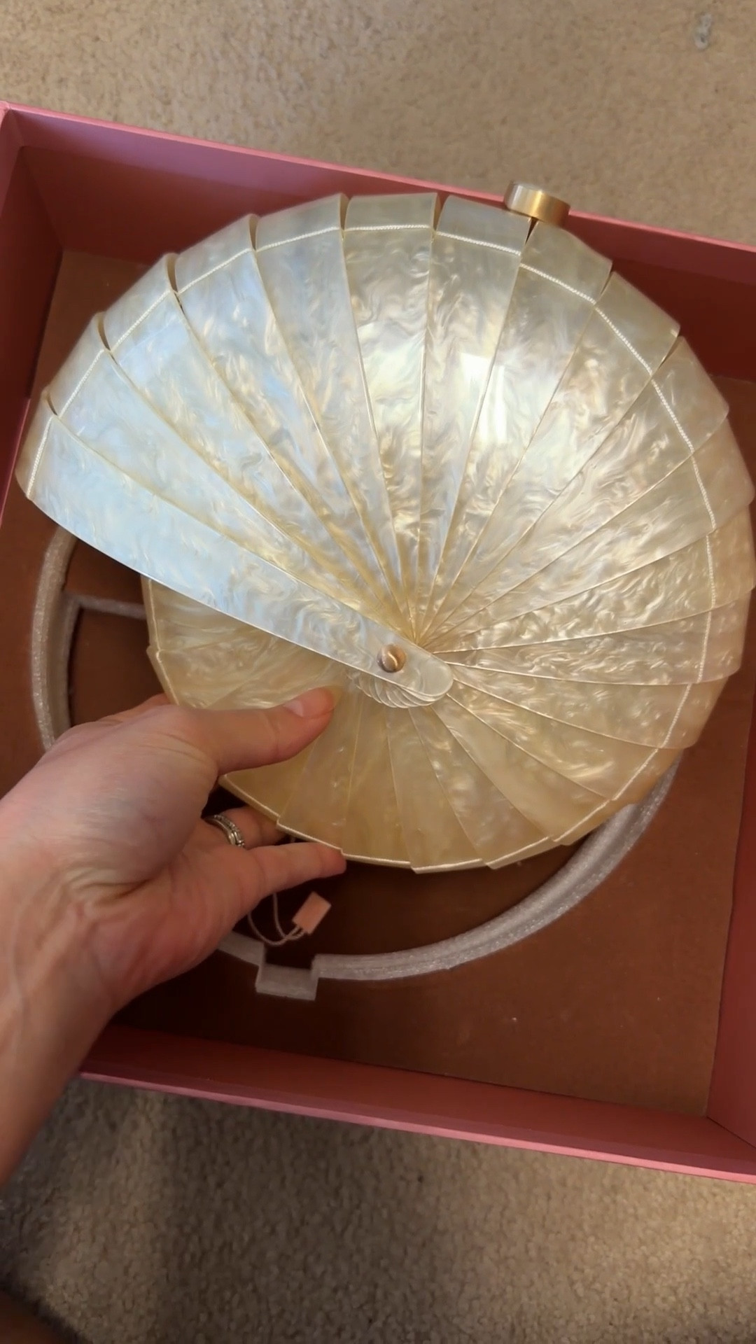 The prettiest seashell clutch you ever did see! I bought this to wear with my Little Mermaid costume a few years back and it is beautiful!! 20% off today using promo code SOLSTICE. Must have for vacay!

#cultgaia #seashell #seashellbag #seashellclutch #seashellpurse

#LTKSaleAlert #LTKTravel #LTKootd