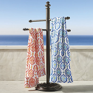 Trapani Aluminum Towel Stand | Frontgate