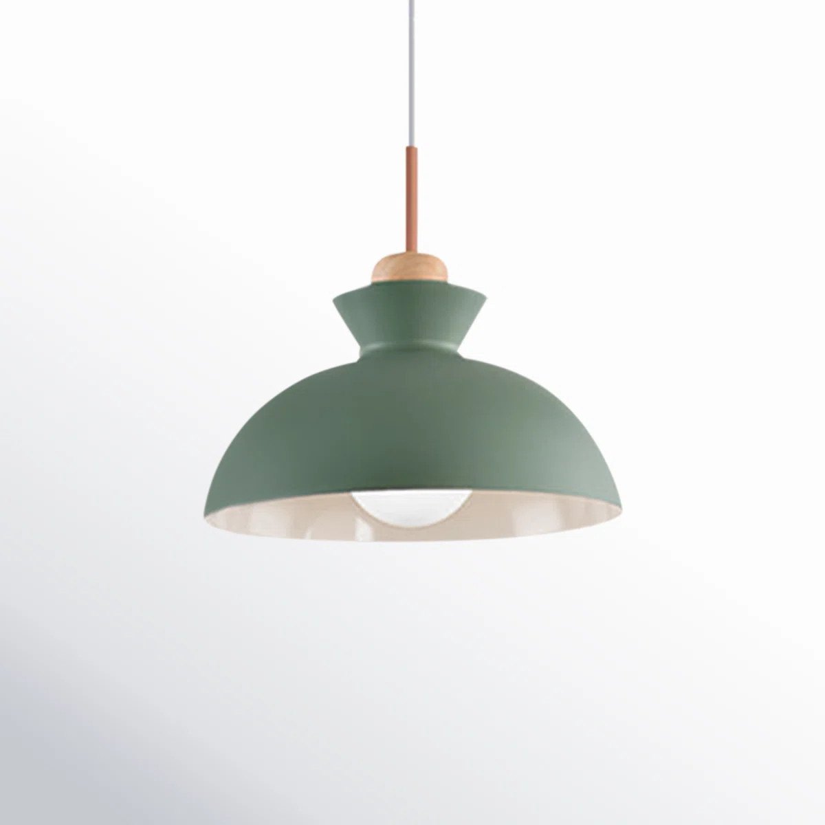 Ozma 1-Light Adjustable Aluminum Dome Pendant | Wayfair North America