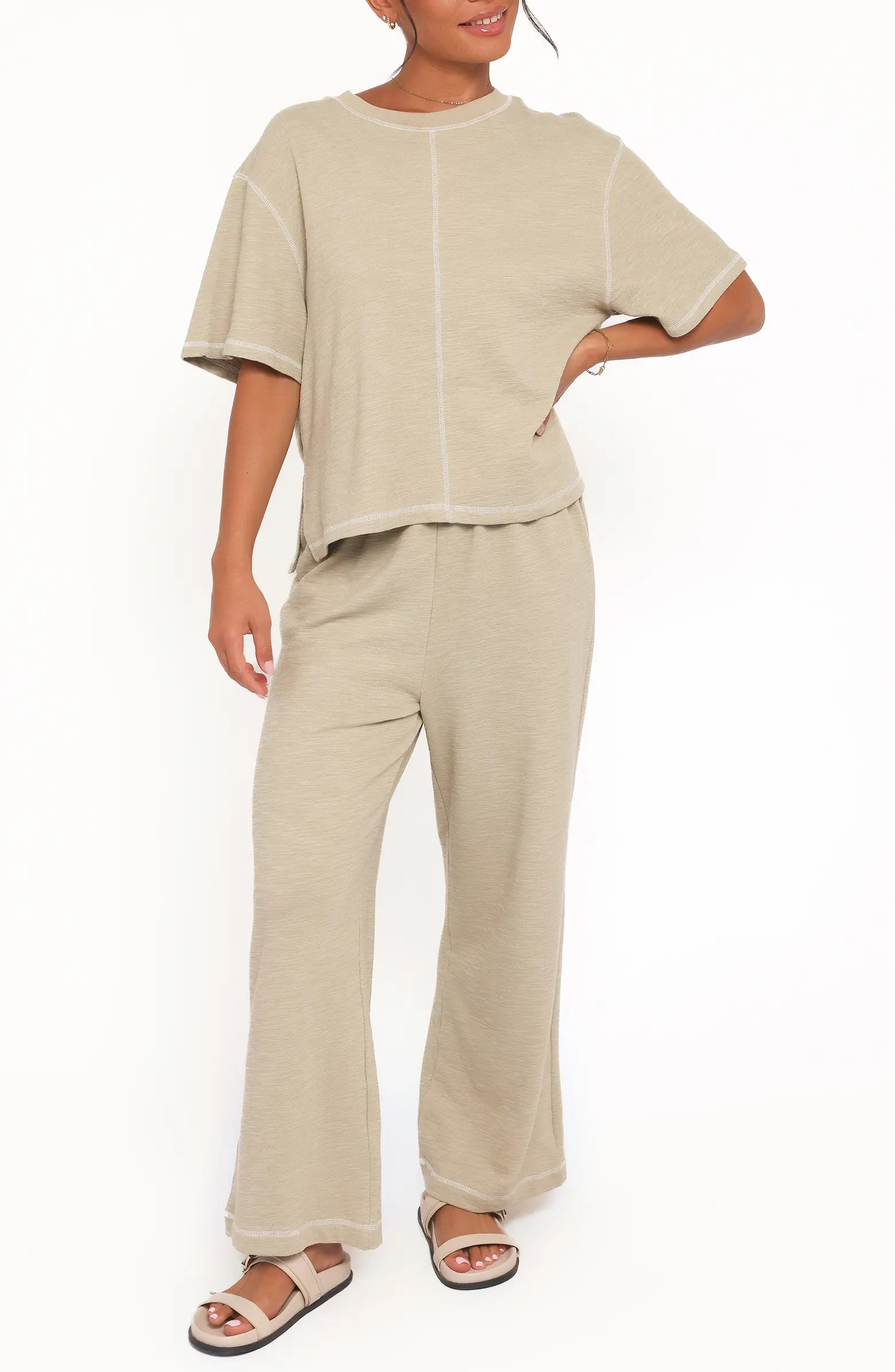 Angler Short Sleeve Sweatshirt & Pants Set | Nordstrom