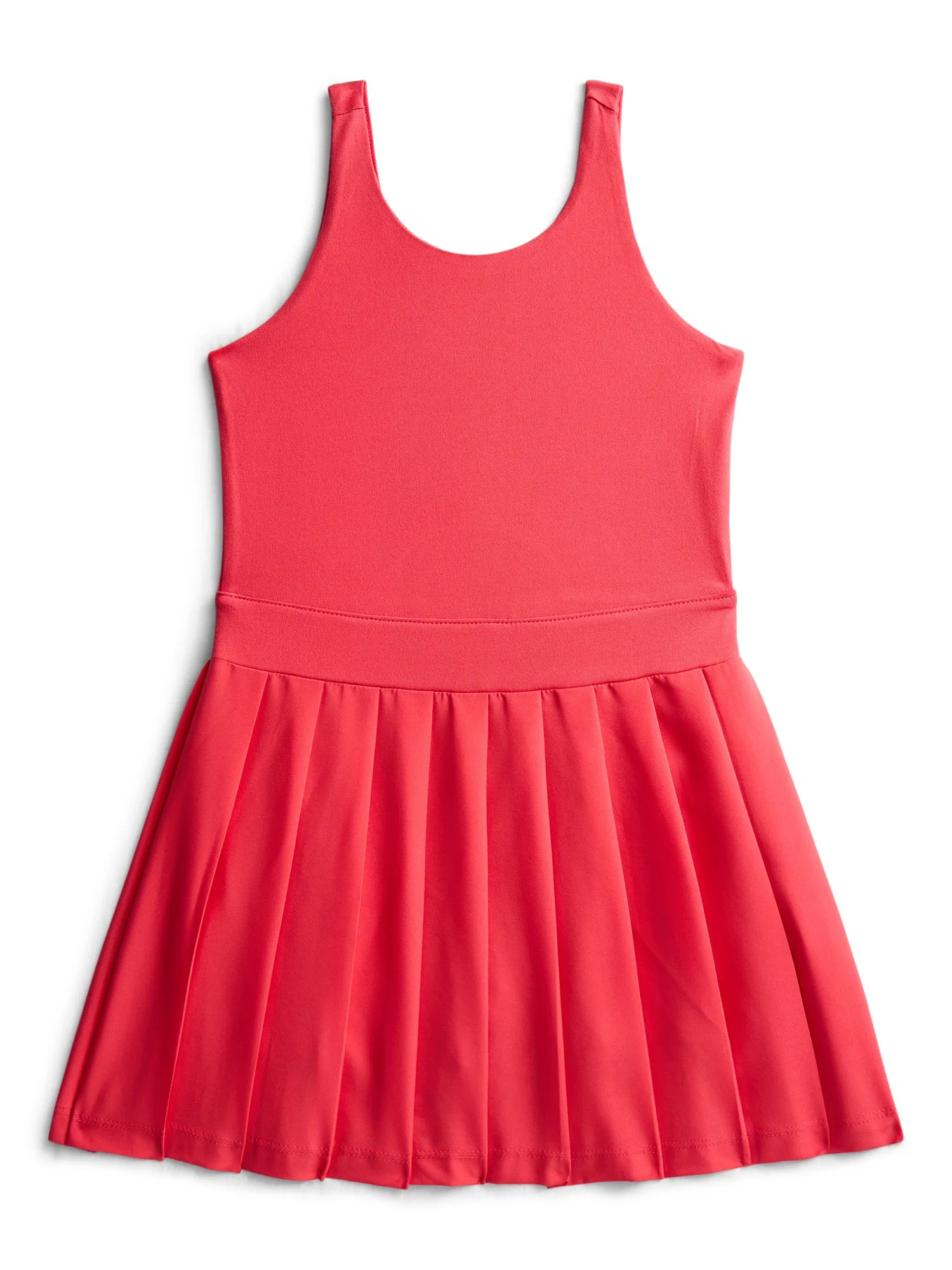 Athletic Works Girls Active Pleated Dress, Sizes 4-18 - Walmart.com | Walmart (US)