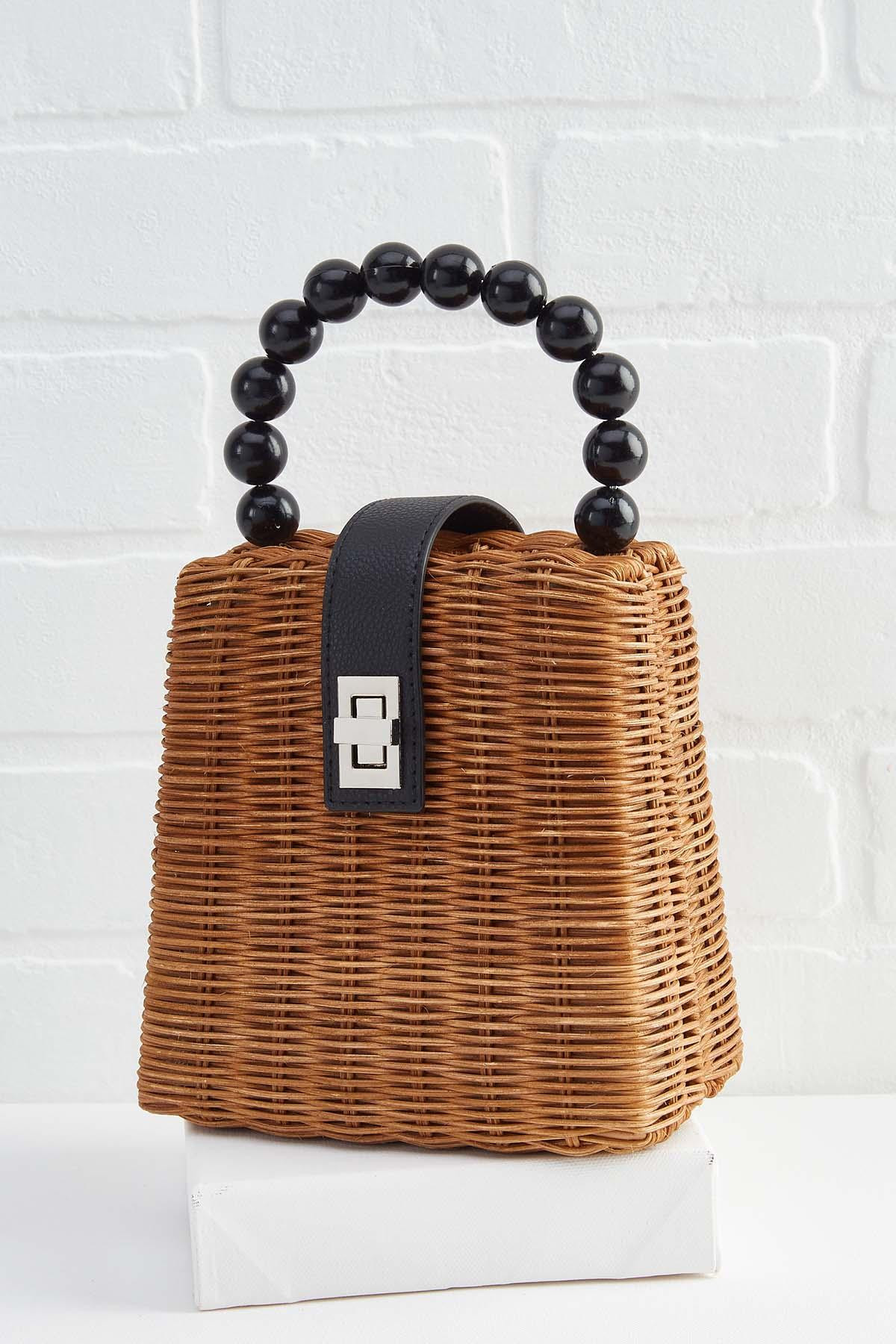 beaded handle the situation bag | Versona