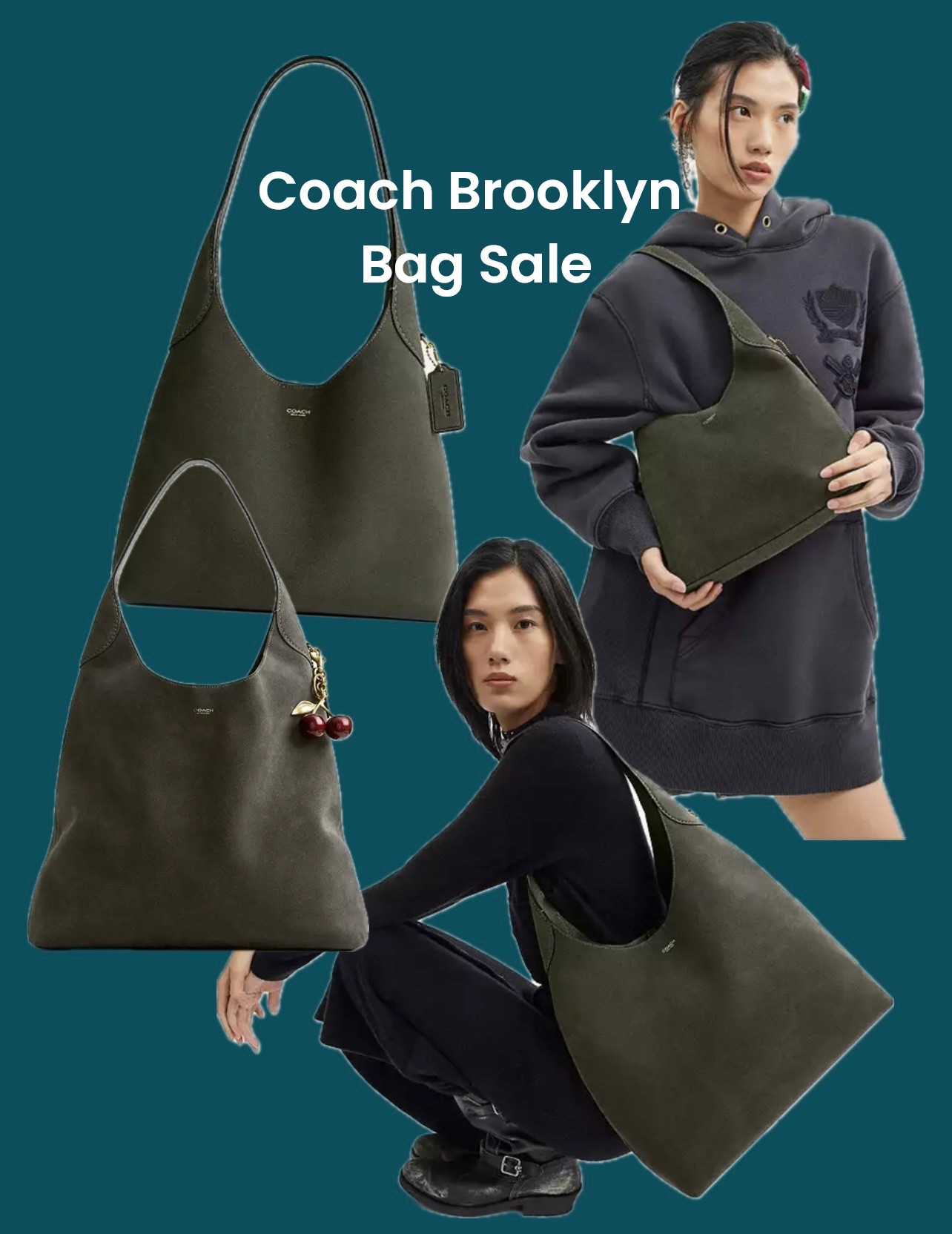Coach Brooklyn bag in olive suede is on sale! Size 28 is $206 (30% off) and size 39 is $247 (50% off) 🤭

#LTKootd #LTKWorkwear #LTKSaleAlert