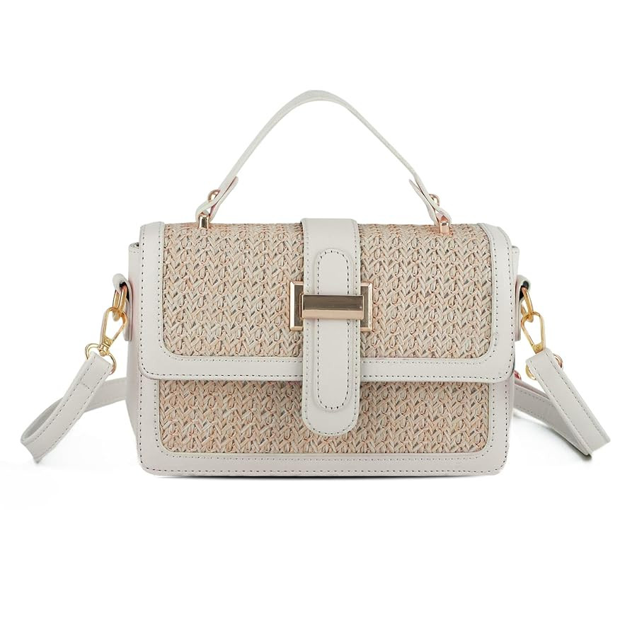 Emprier Summer Straw Crossbody Bags for women Trendy Woven Handbags Straw Clutch purses for Vacat... | Amazon (US)