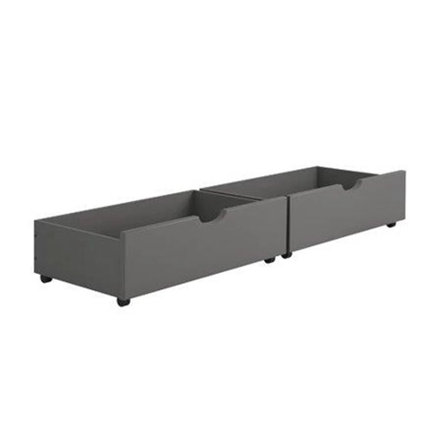 Donco Kids Dual Under Bed Drawers-Color:Dark Grey,Style:Dual Under Bed Drawers Only | Walmart (US)