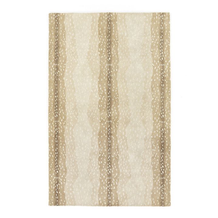 Antelope Hand Tufted Rug in Warm Neutral Tones with Cotton Canvas Backing & Durable Wool Pile | Ballard Designs, Inc.