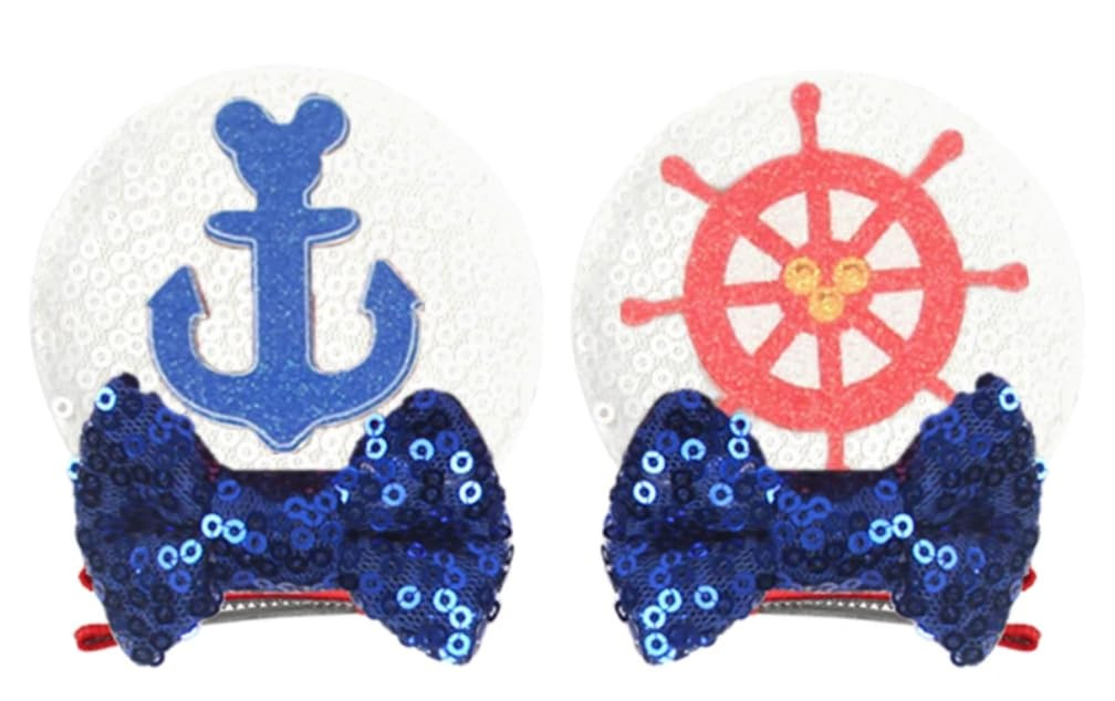 CLGIFT Minnie Ears Baby/Toddler Headband, Minnie Baby Ears, Toddler Headband (Cruise Hair Clip) | Amazon (US)