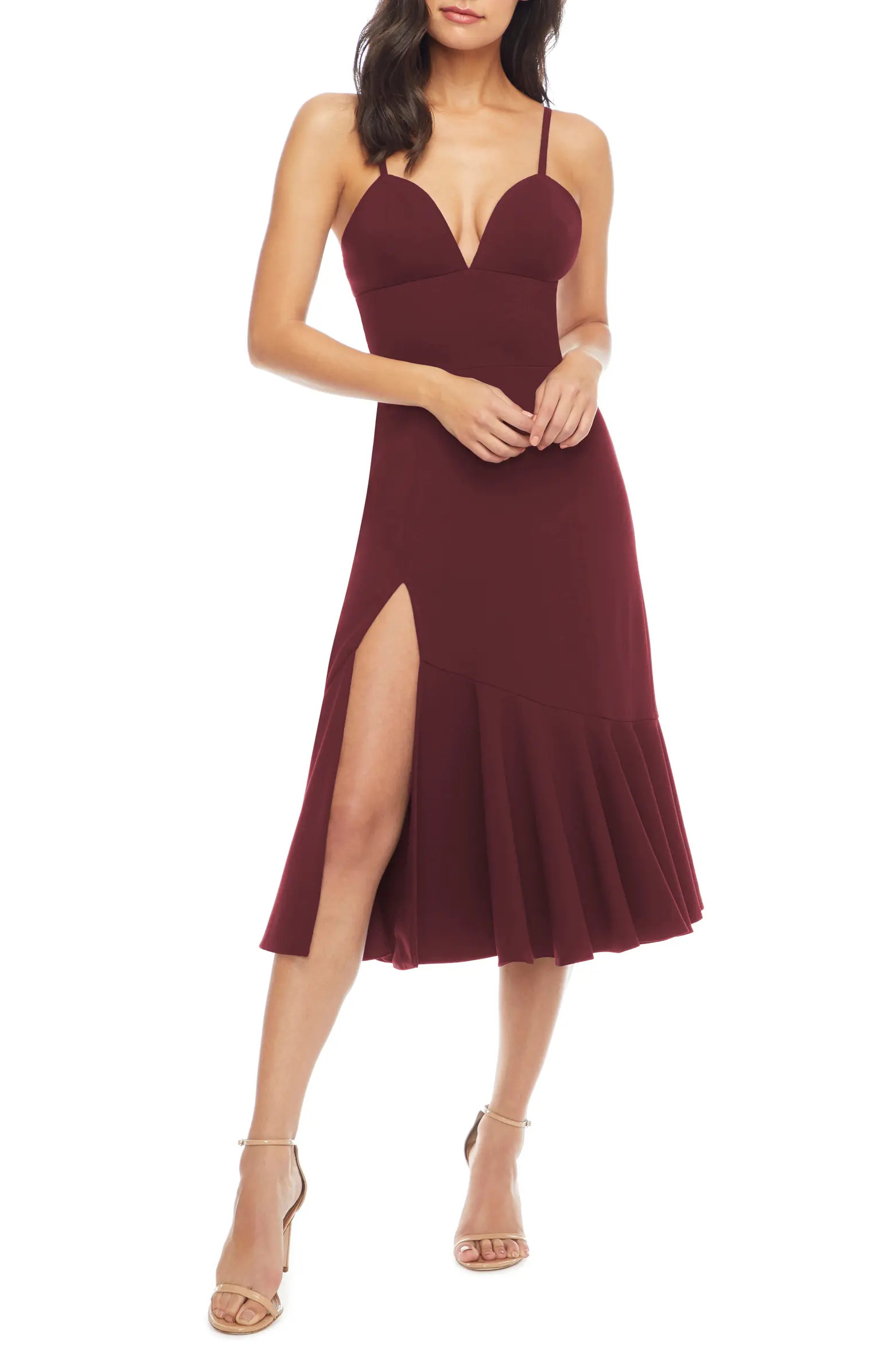 Marilyn Slit Midi Dress | Nordstrom