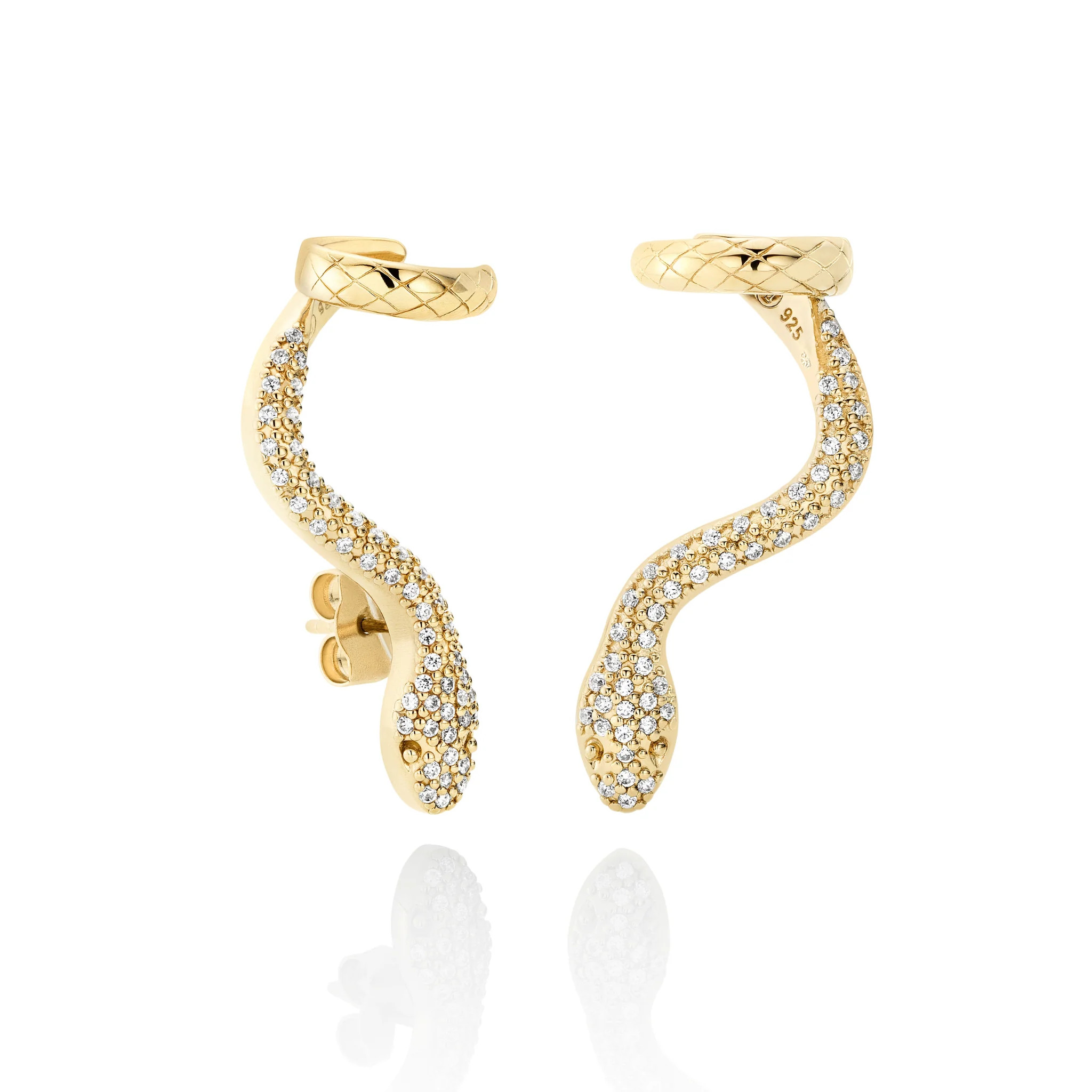 The Gold Pear Sweetie Earrings | Heavenly London