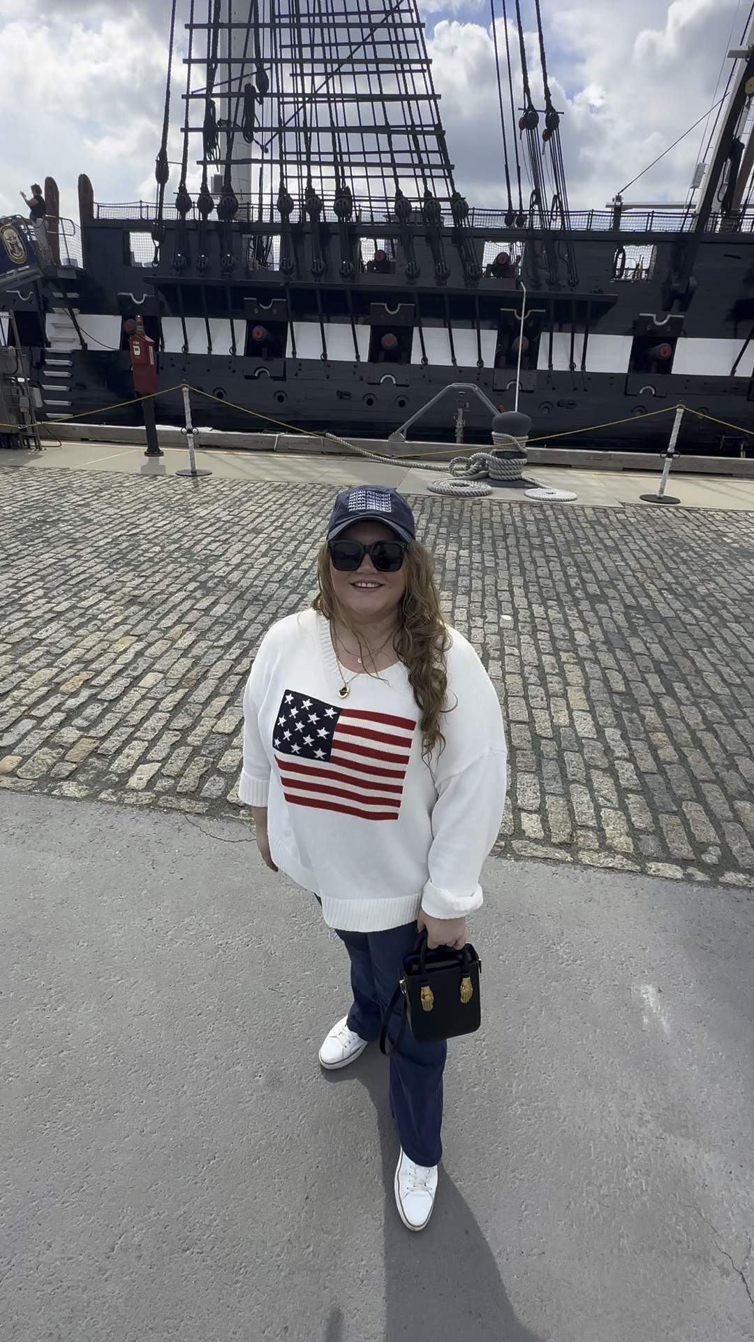 Visit to the USS Constitution in Boston with a cute and comfy outfit! #freedomtrail #votingoutfit

#LTKStyleTip #LTKSeasonal #LTKPlusSize