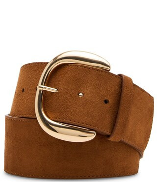 Dillard's 2.36 Faux Suede Wide Belt - M | Dillard's