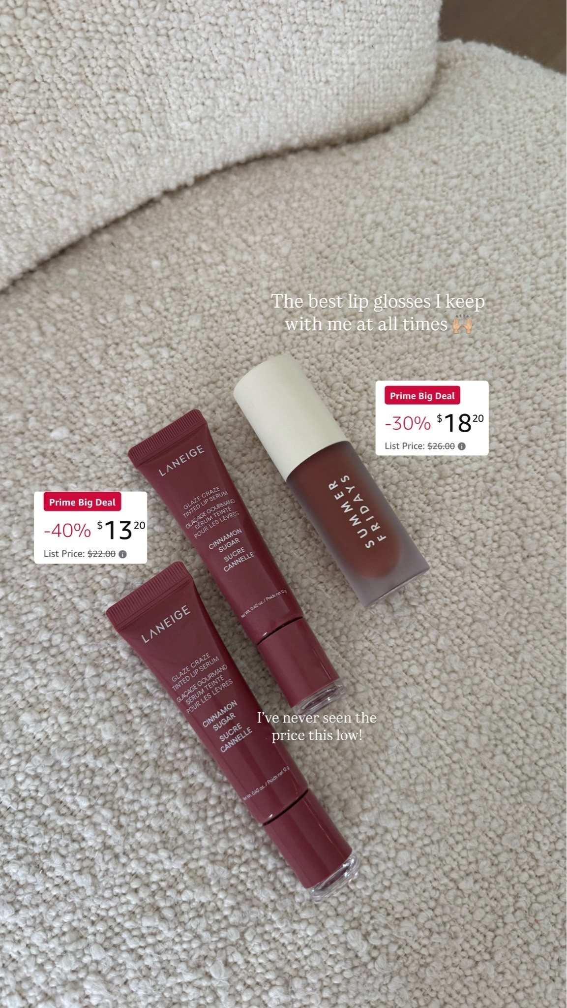 Lip gloss sale 
Summer Fridays sale