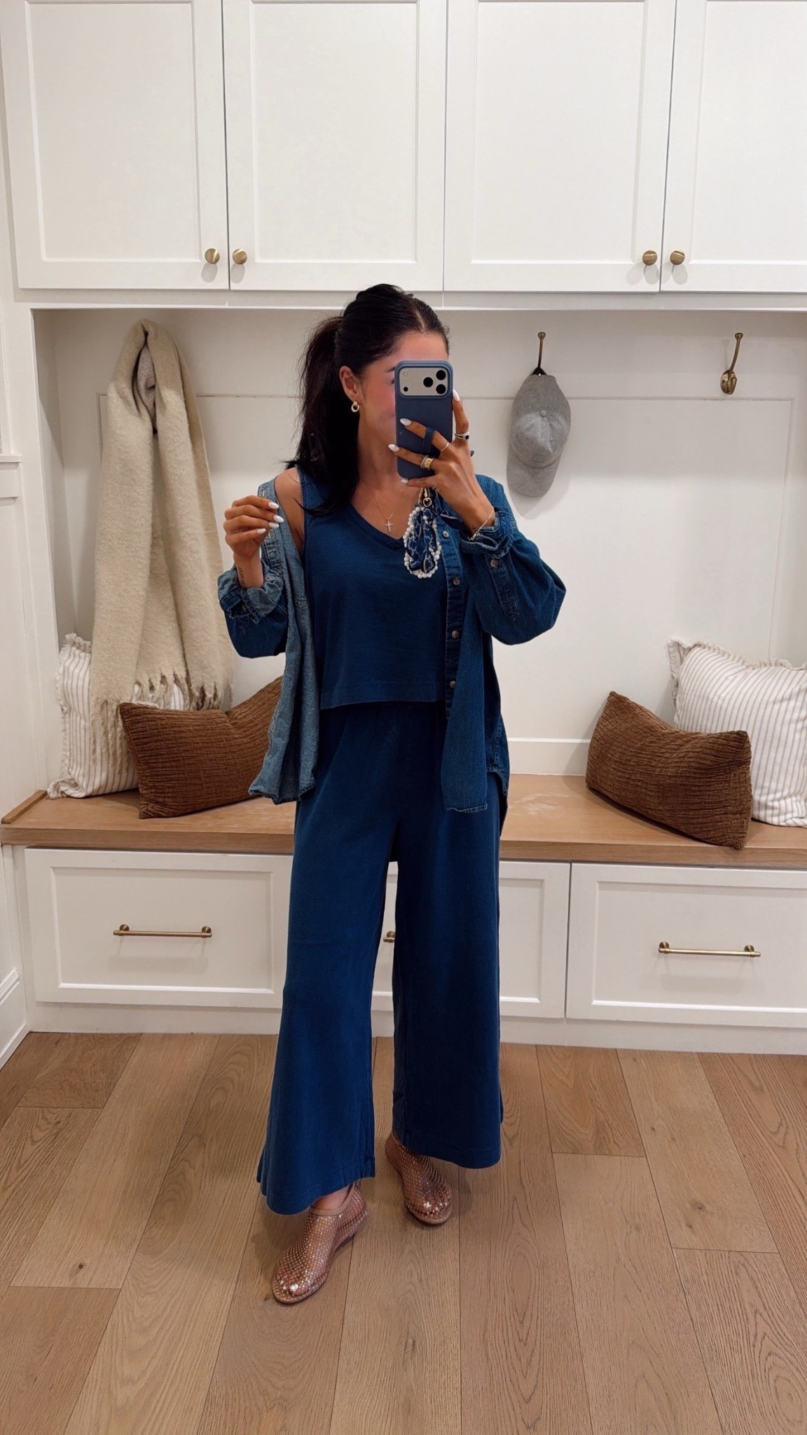 This matching set is from Z Supply and the denim shirt is from Aritiza! Wearing a small in everything!

New arrivals, vacation outfit, spring fashion, finds under 100, Katy roach

#LTKgrwm #LTKootd #LTKSeasonal