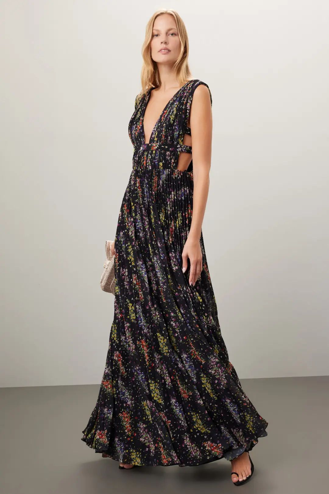 Valentino Floral Chiffon Gown | Rent the Runway