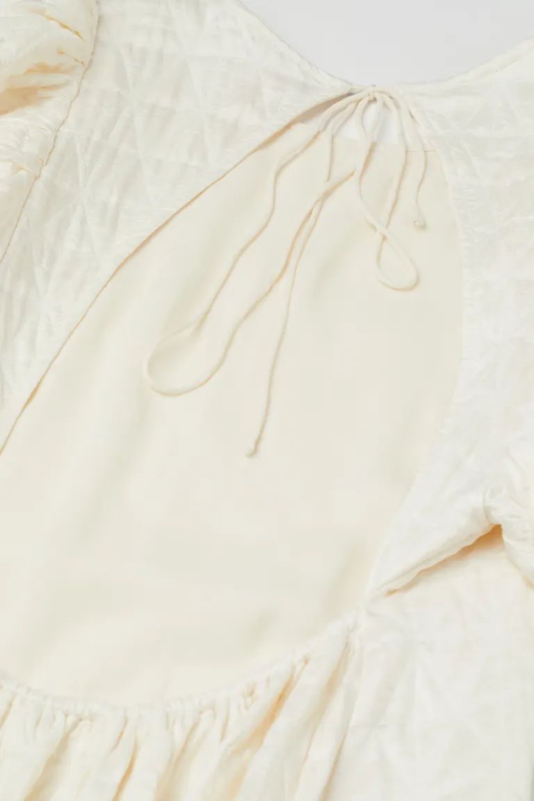 Long Puff-sleeved Dress | H&M (US)