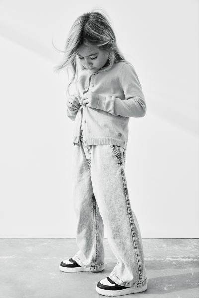 Fine-knit Cotton Cardigan | H&M (US + CA)