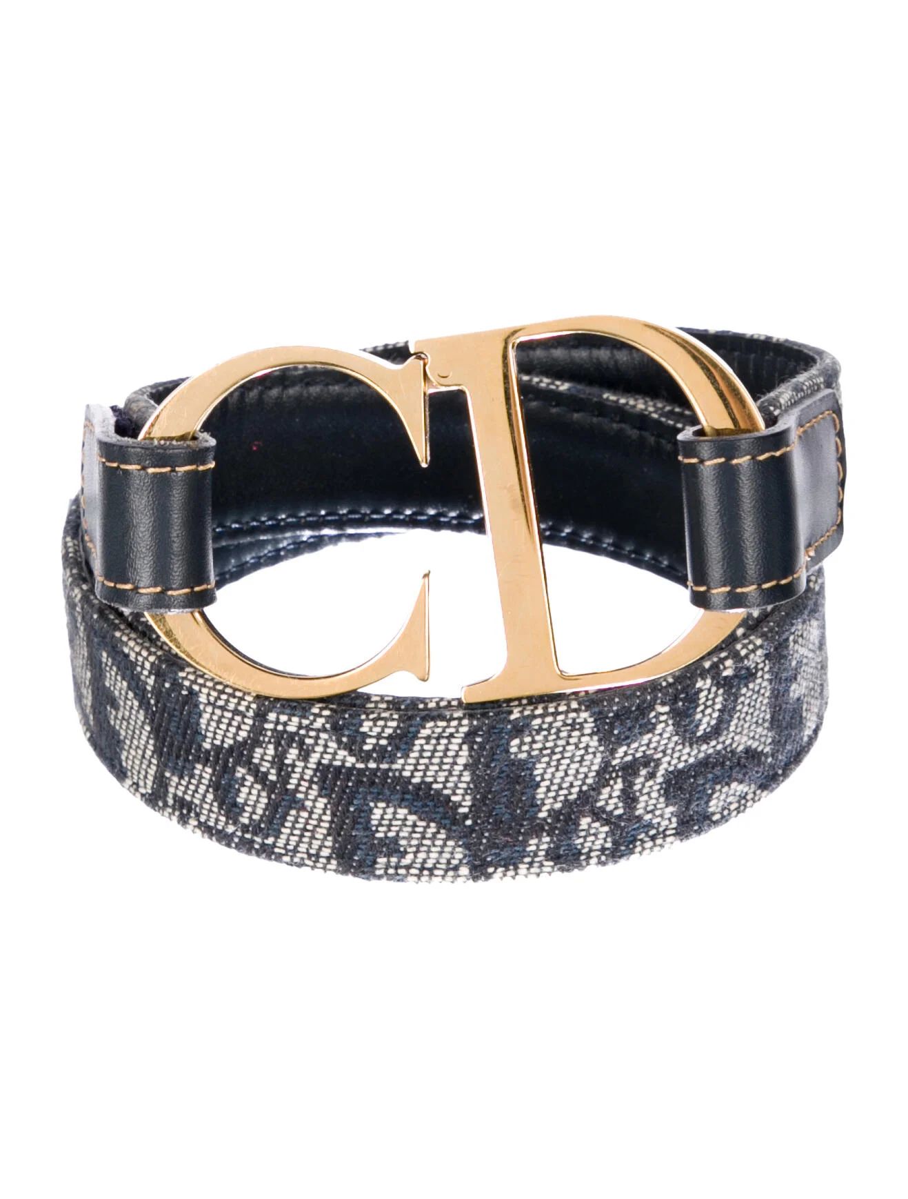 Diorissimo Pattern Skinny Waist Belt | The RealReal