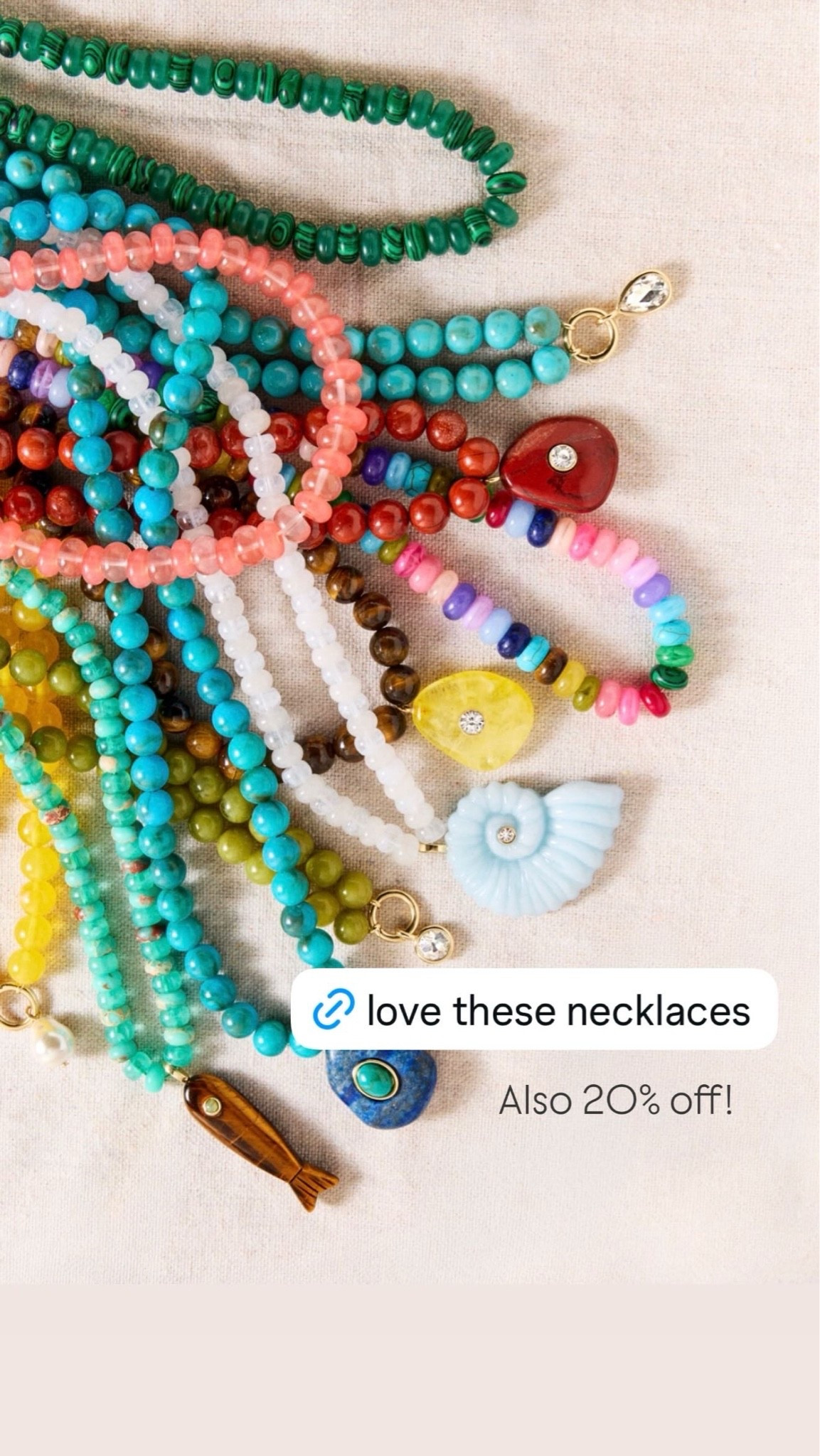 How pretty are these summer necklaces?  20% off right now!!

#LTKSaleAlert #LTKootd #LTKdayinmylife