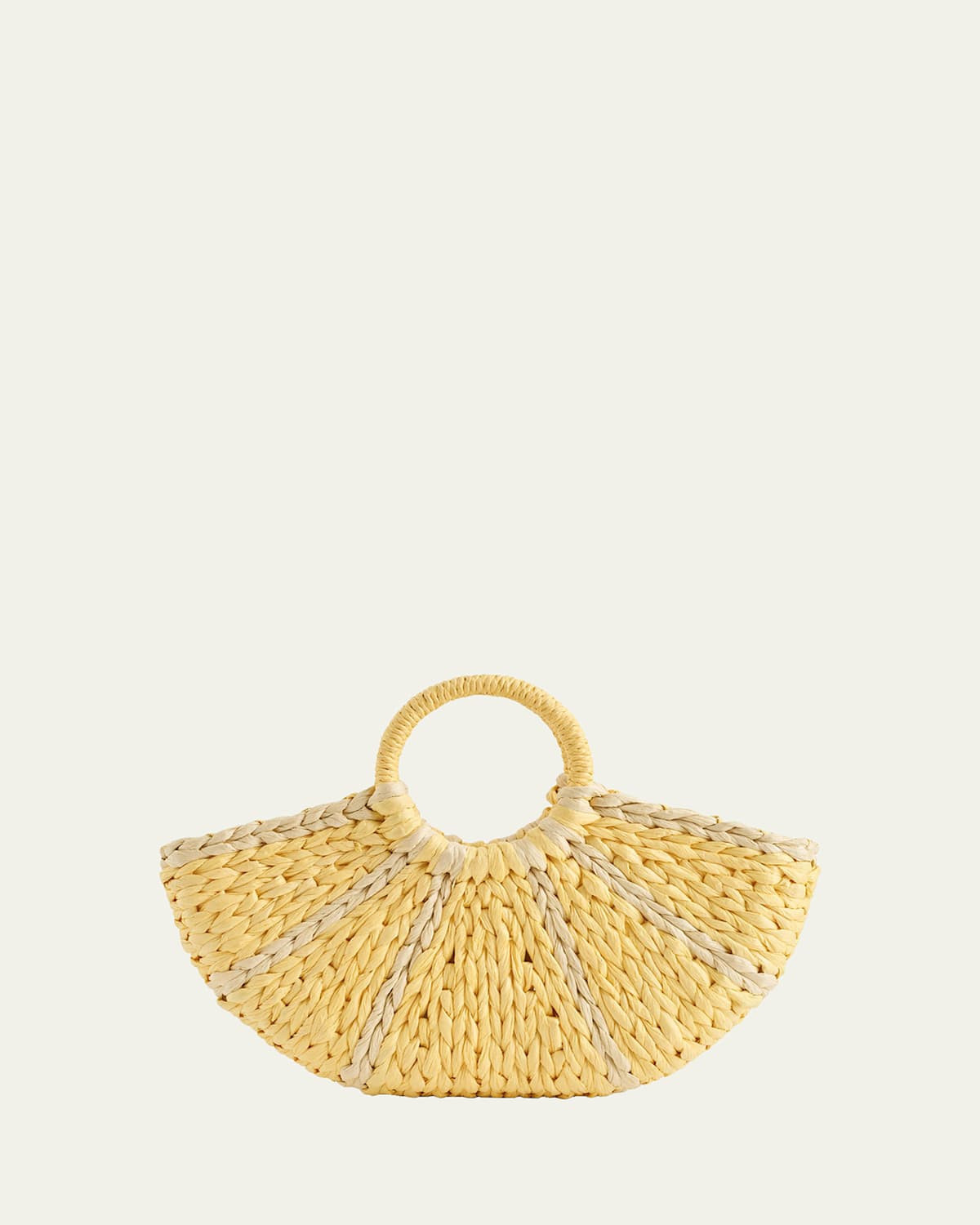 Girl's Lemon Straw Tote Bag | Bergdorf Goodman