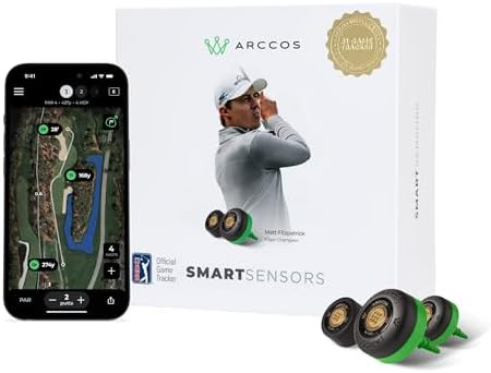 Arccos Smart Sensors: Automatic Golf Game Tracking System, A.I. Powered GPS Rangefinder & Smart C... | Amazon (US)