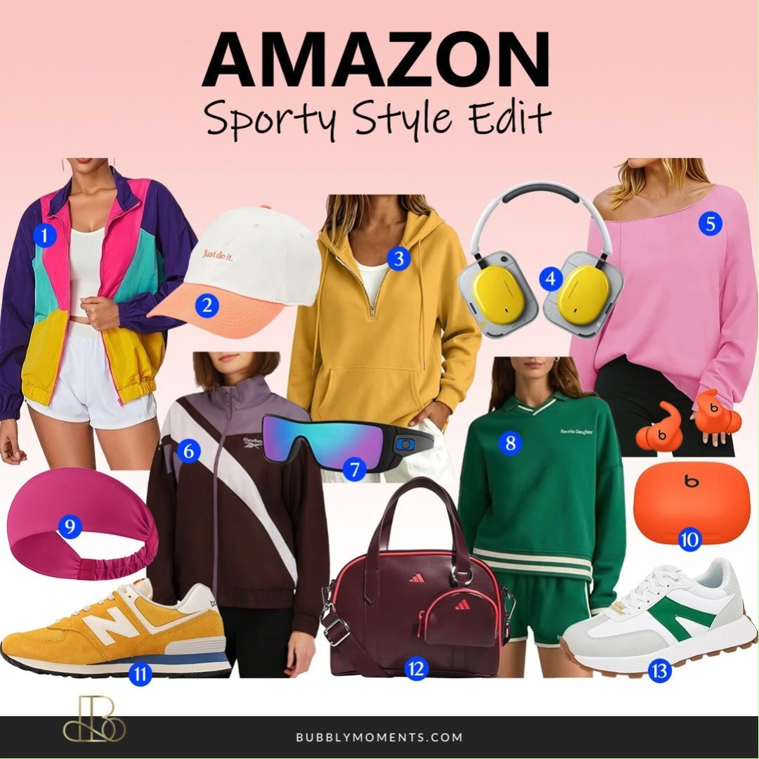 Check out this Women’s Sporty Style Edit from Amazon! Find comfy and stylish activewear for workouts, walks, travel, or everyday wear. From leggings and matching sets to sneakers, jackets, and sporty accessories, these picks are easy to mix and match for any casual look. If you're looking to refresh your wardrobe, these Amazon finds are worth saving. Tap to shop your favorites and save this post for outfit inspiration!
#LTKActive #LTKootd #LTKFinds #AmazonFinds #AmazonFashion #SportyStyle #Athleisure #Activewear #WorkoutOutfit #GymStyle #CasualStyle #EverydayStyle #WomenStyle #OOTD #FitnessFashion #Sneakers #ComfyStyle #FashionInspo #TrendingNow #StyleInspiration #ShopTheLook #WeekendStyle #MustHaveFinds 

 