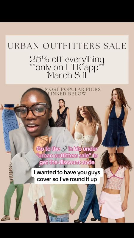 Urban outfitters sale 25% everything! *starting March 8th! To get the code: click on the items below 

Spring style, spring outfit, spring fashion, spring dress, spring boots, knee high boots, floral dress, spring ootd, spring outfit ideas, spring outfit inspo, outfit inspo, casual outfit ideas, chic outfit, spring sandals, casual chic, everyday outfit, spring trends, outfit inspiration, outfit in motion #springstyle #springoutfits #springoutfitideas #springoutfitinspo

#LTKSpringSale #LTKsalealert #LTKfindsunder100