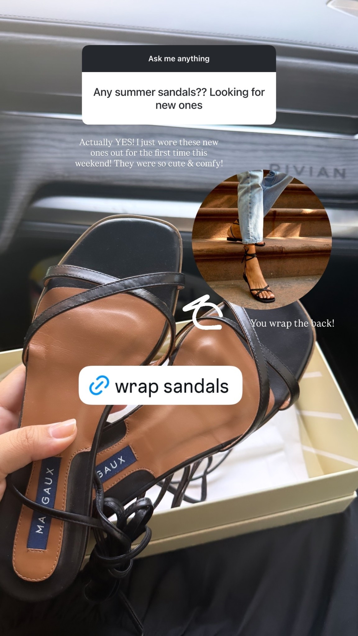 Actually YES! I just wore these new ones out for the first time this weekend! They were so cute & comfy! You wrap the back! 

 