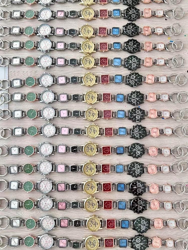 QTMY Unique Watch Shape Bag Charms for Handbag Purse Backpack,Bag Strap Purse Strap | Amazon (US)