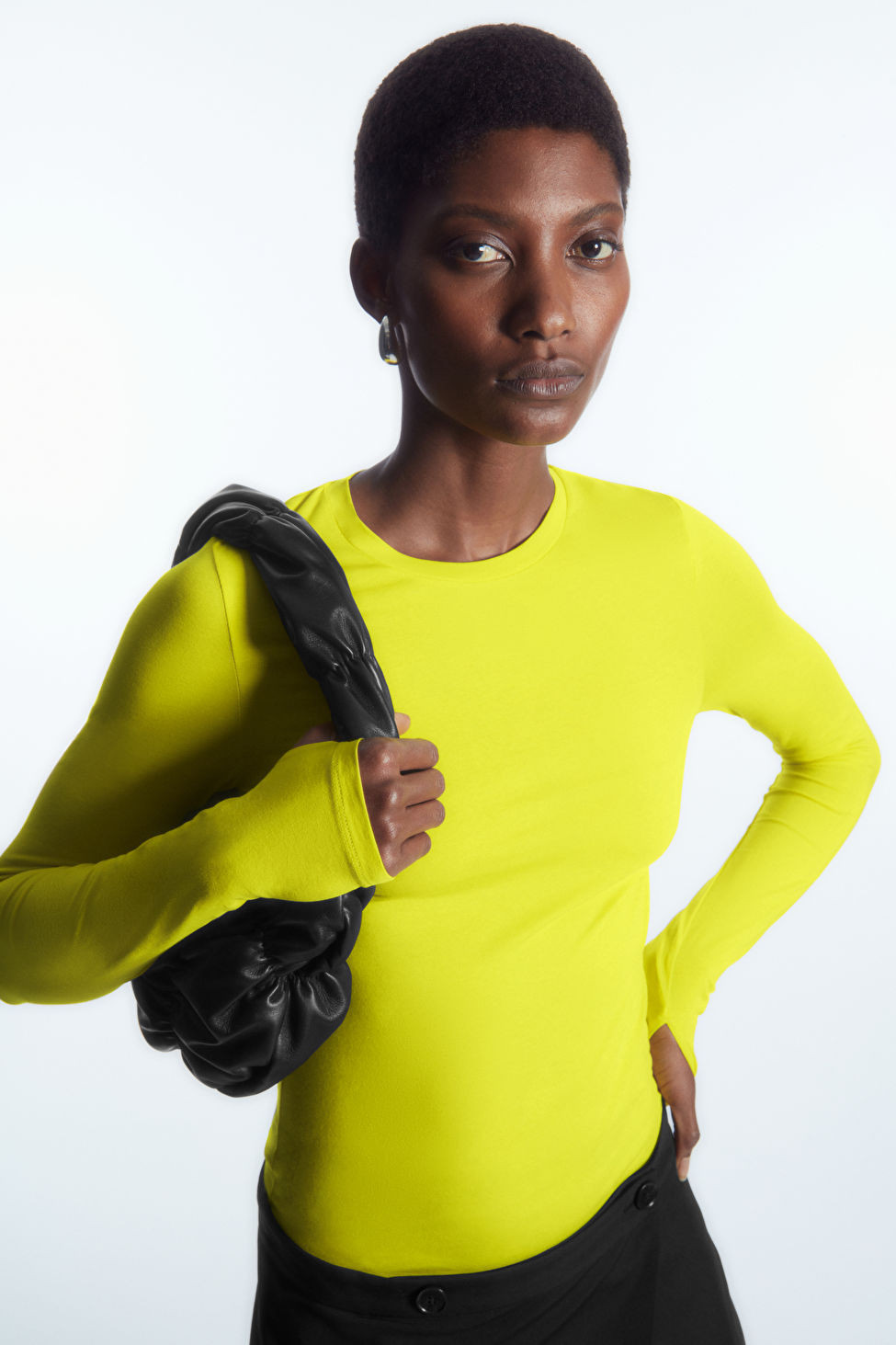 SLIM-FIT LONG-SLEEVE TOP | COS (US)