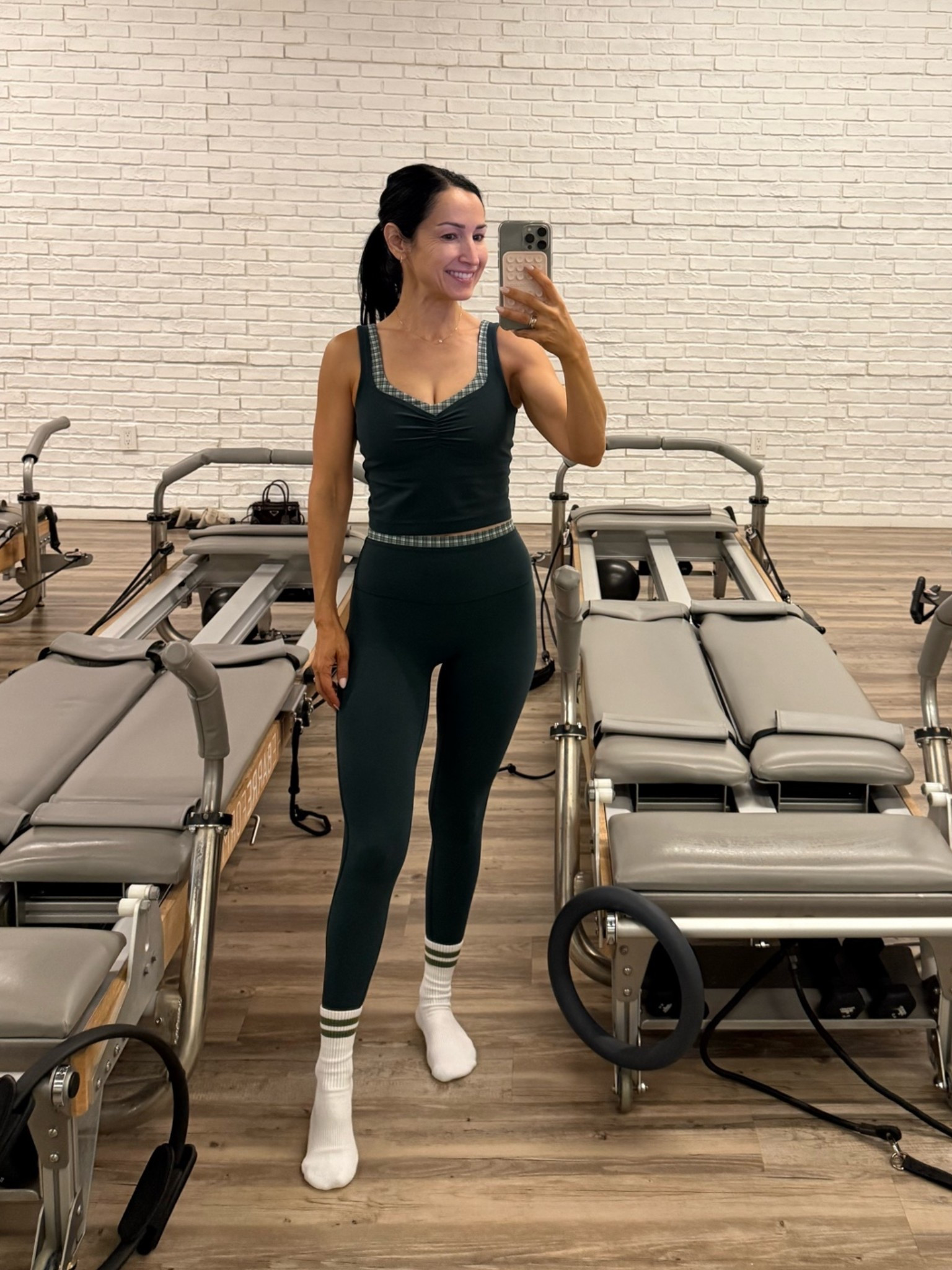 Abercrombie set on repeat!! Love for Pilates! Wearing xs in leggings small in top

#LTKfitnessgoals #LTKActive #LTKOver40