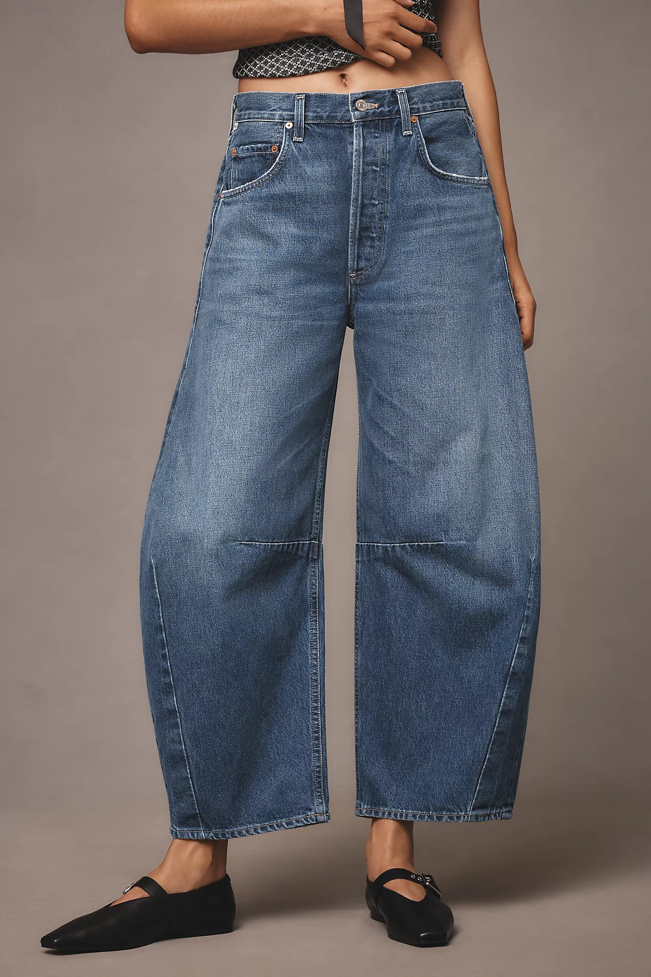Citizens of Humanity Horseshoe High-Rise Barrel Jeans | Anthropologie (US)
