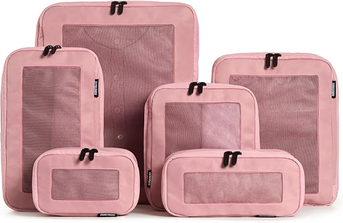 Aerotrunk Compression Packing Cubes for Travel - Luggage Organizer Bags - Double Zipper Packing C... | Amazon (US)