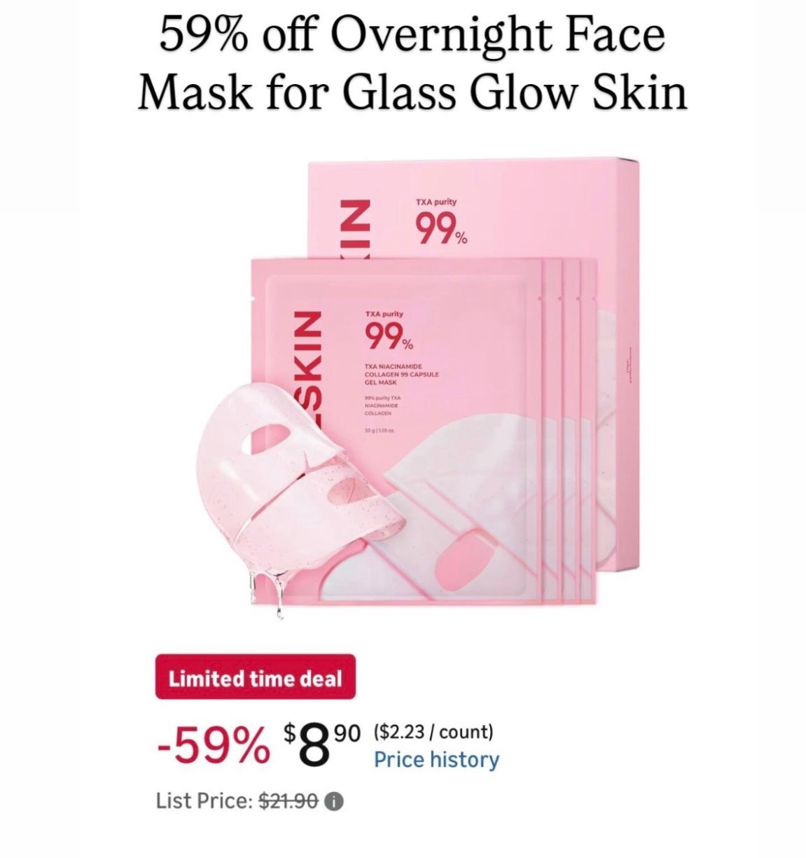 #facemask #halfoff  #hydrationmask #overnightmask

#LTKSaleAlert #LTKBeauty #LTKselfcare