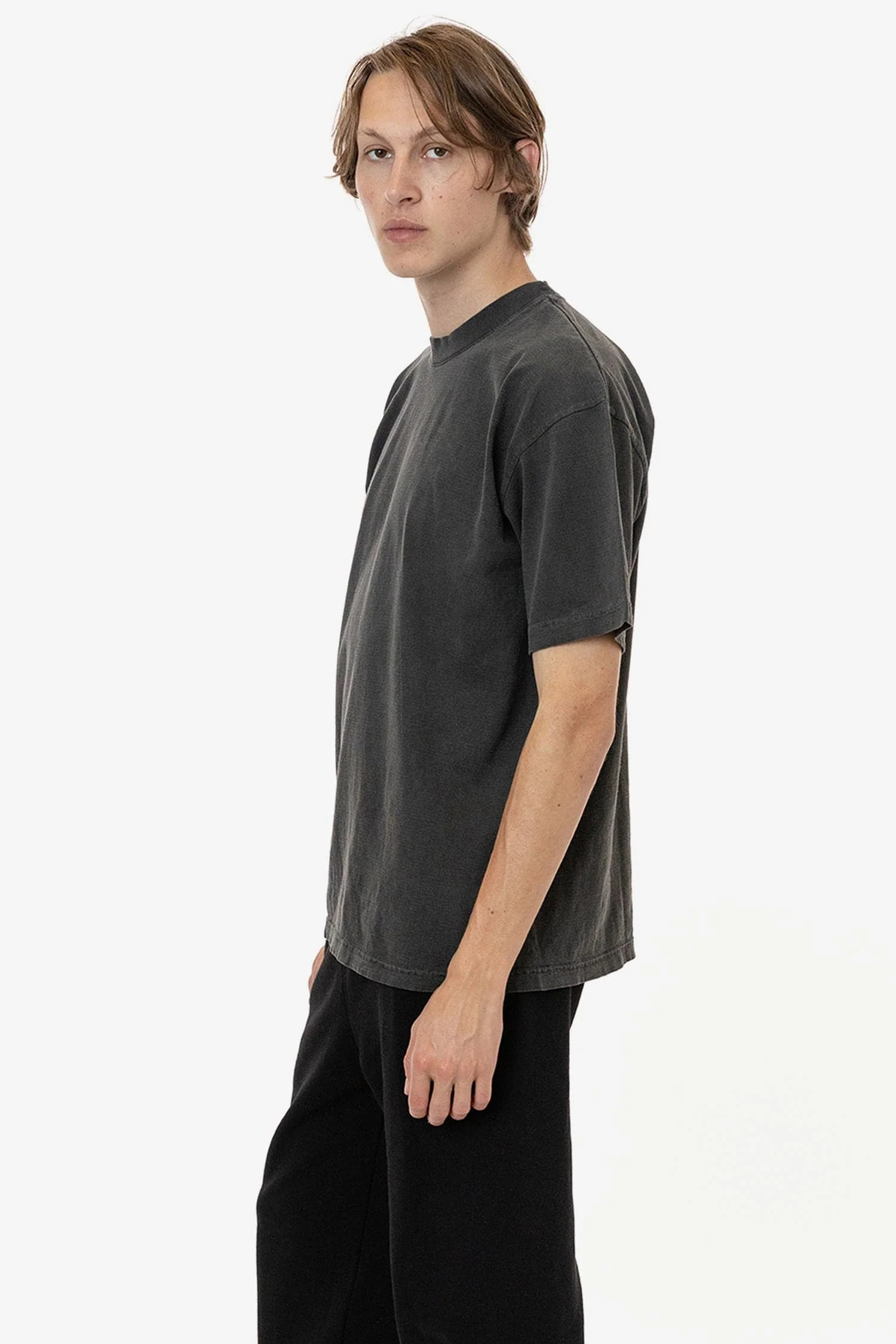 1801GD - 6.5oz Garment Dye Crew Neck T-Shirt (New & Now) | Los Angeles Apparel