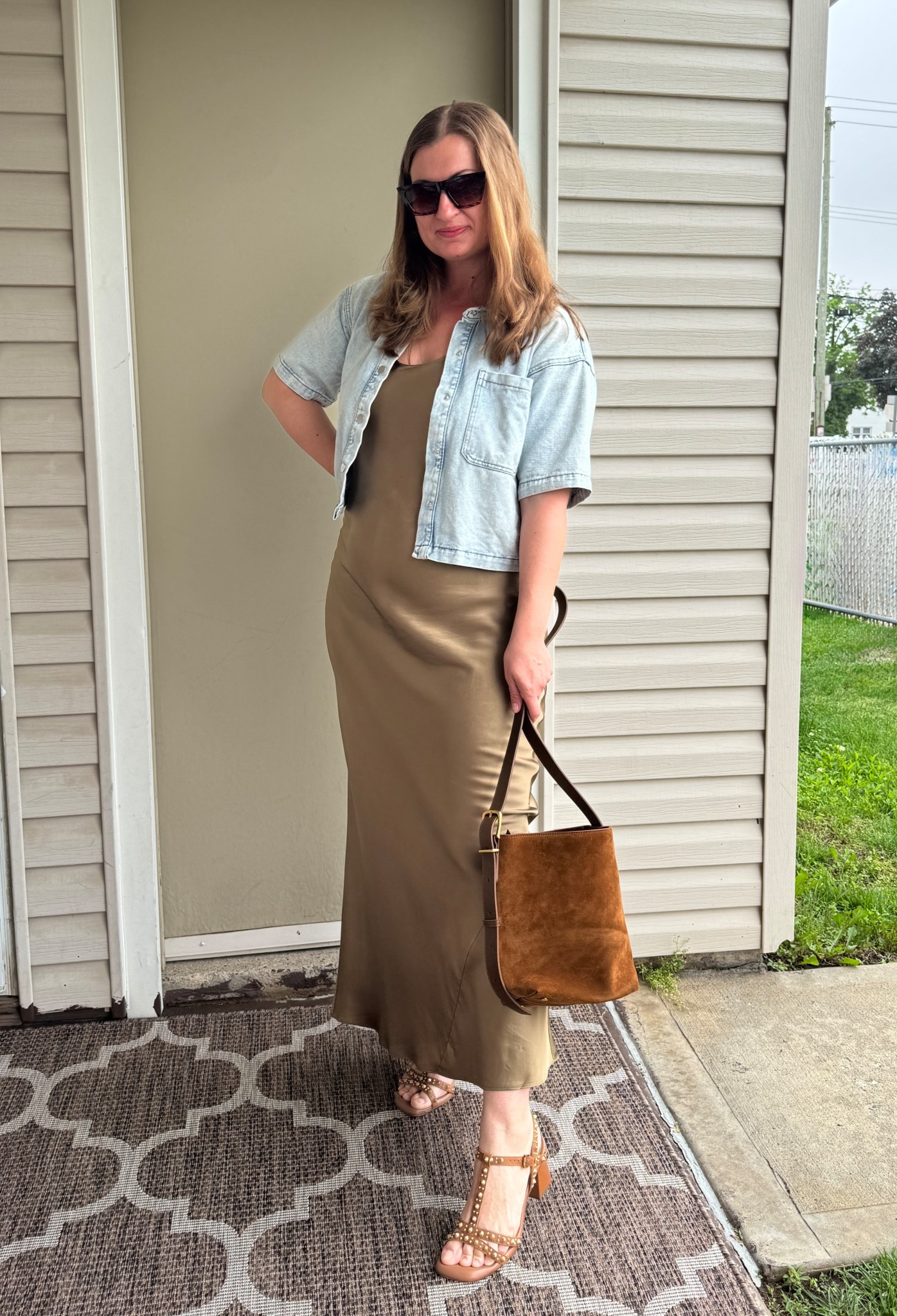 Another look with this silk Quince dress. I cannot get enough of it 😍
Fits true to size, doesn’t cling to you yet shows off your curves 

#LTKStyleTip #LTKMidsize #LTKSaleAlert