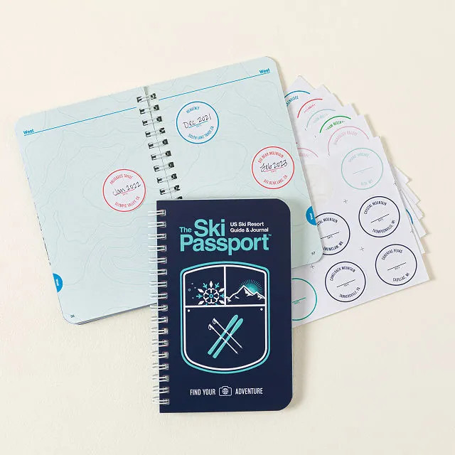Ski Passport- Guide & Journal To US Ski Slopes | UncommonGoods