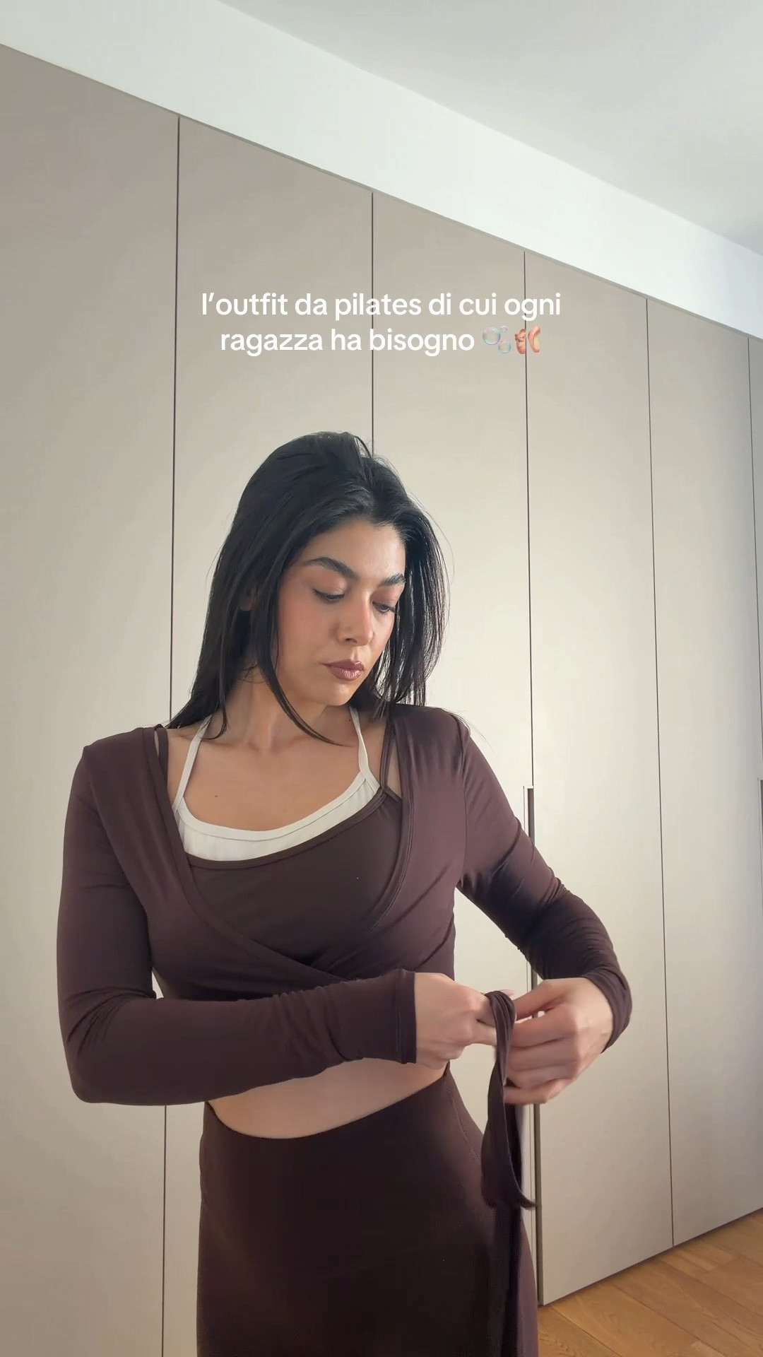 Ballerina pilates set 🤎🩰 

#LTKfitness #LTKitalia