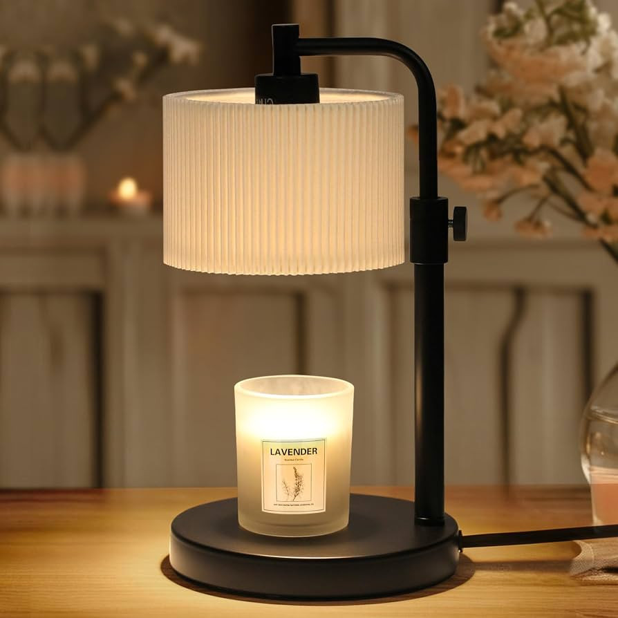 Candle Warmer Lamp with Timer, Candle Wax Warmer Adjustable Height Candle Lamp Warmer for Jar Can... | Amazon (US)