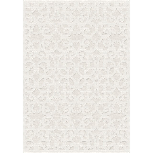 My Texas House Arlington Reversible Indoor/ Outdoor Area Rug, Natural, 5'3" x 7'6" | Walmart (US)