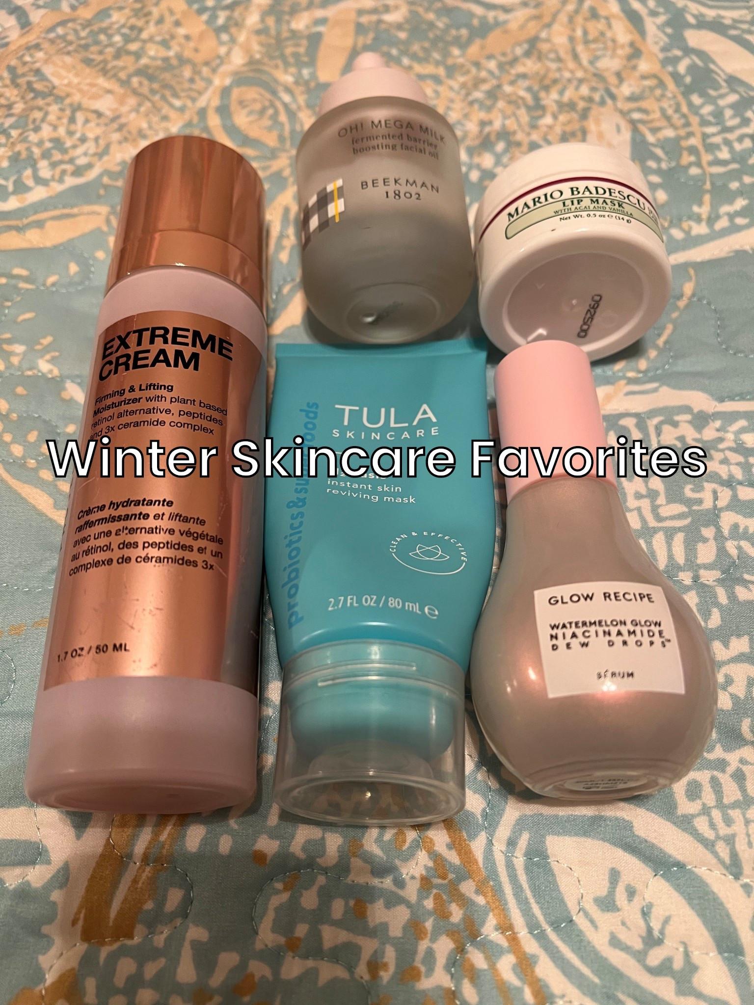 Winter Skincare Favorites - #moisturizer #lipmask #facemask #serum #facialoil #glowrecipe #innbeauty #beekman #mariobadescu #tula #skincare #beauty 

#LTKSeasonal #LTKBeauty #LTKselfcare