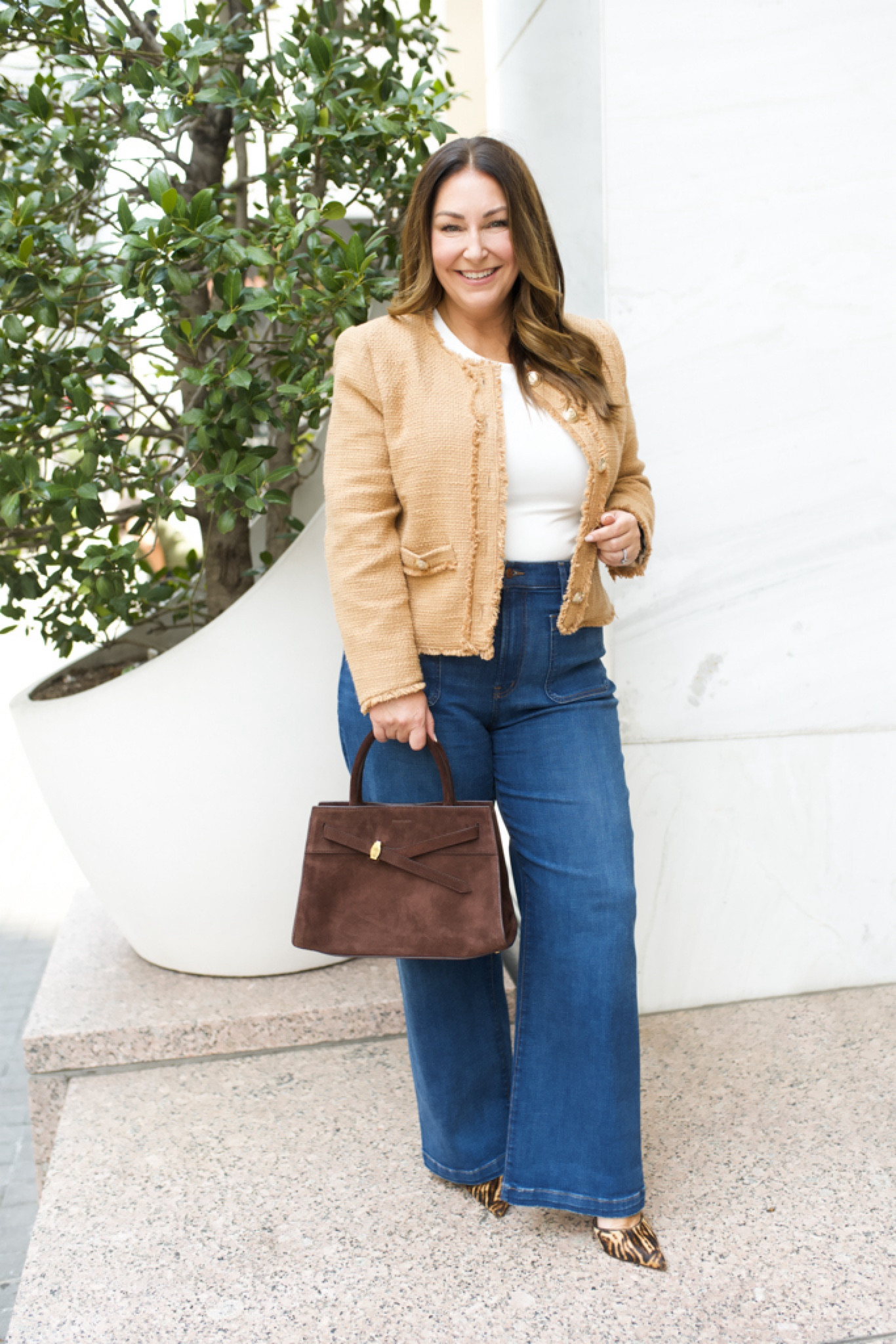 #LTKcon Day 1 business casual outfit from @nordstrom 
· Jacket tts, 12 but had sleeves altered 
· Jeans size up if in-between, 32
· Bodysuit size up, XL

#NordstromPartner workwear TheRecruiterMom 

#LTKCon #LTKMidsize #LTKWorkwear