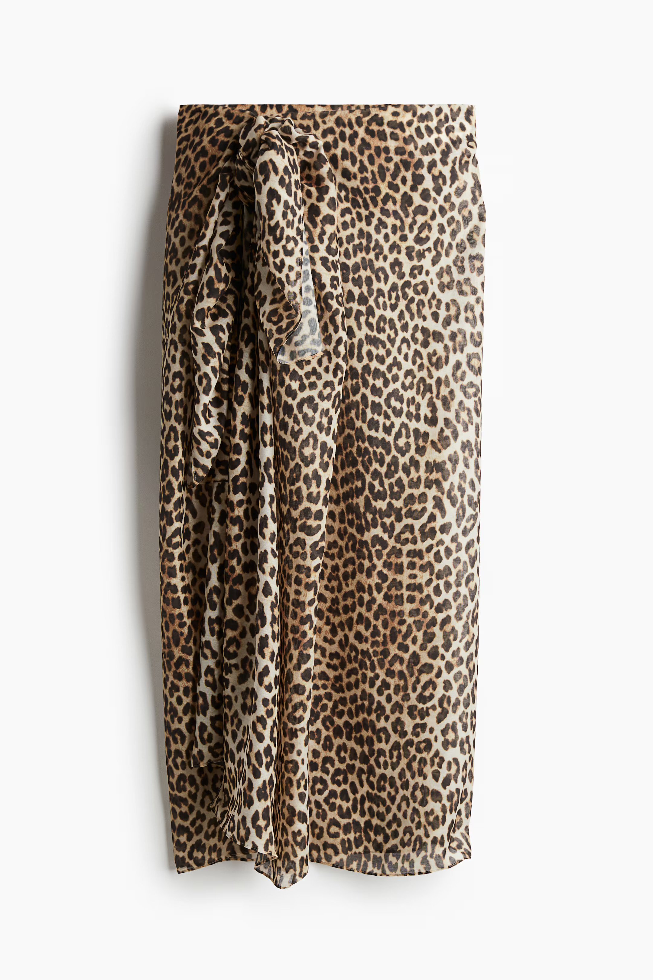 Sarong - Light beige/Leopard print - Ladies | H&M GB | H&M (UK, MY, IN, SG, PH, TW, HK)